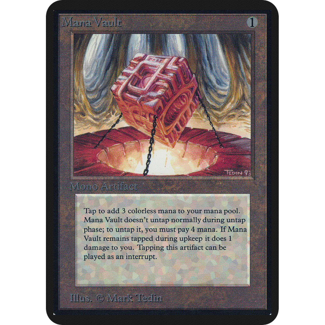 MTG Singles - Mana Vault - Alpha - 