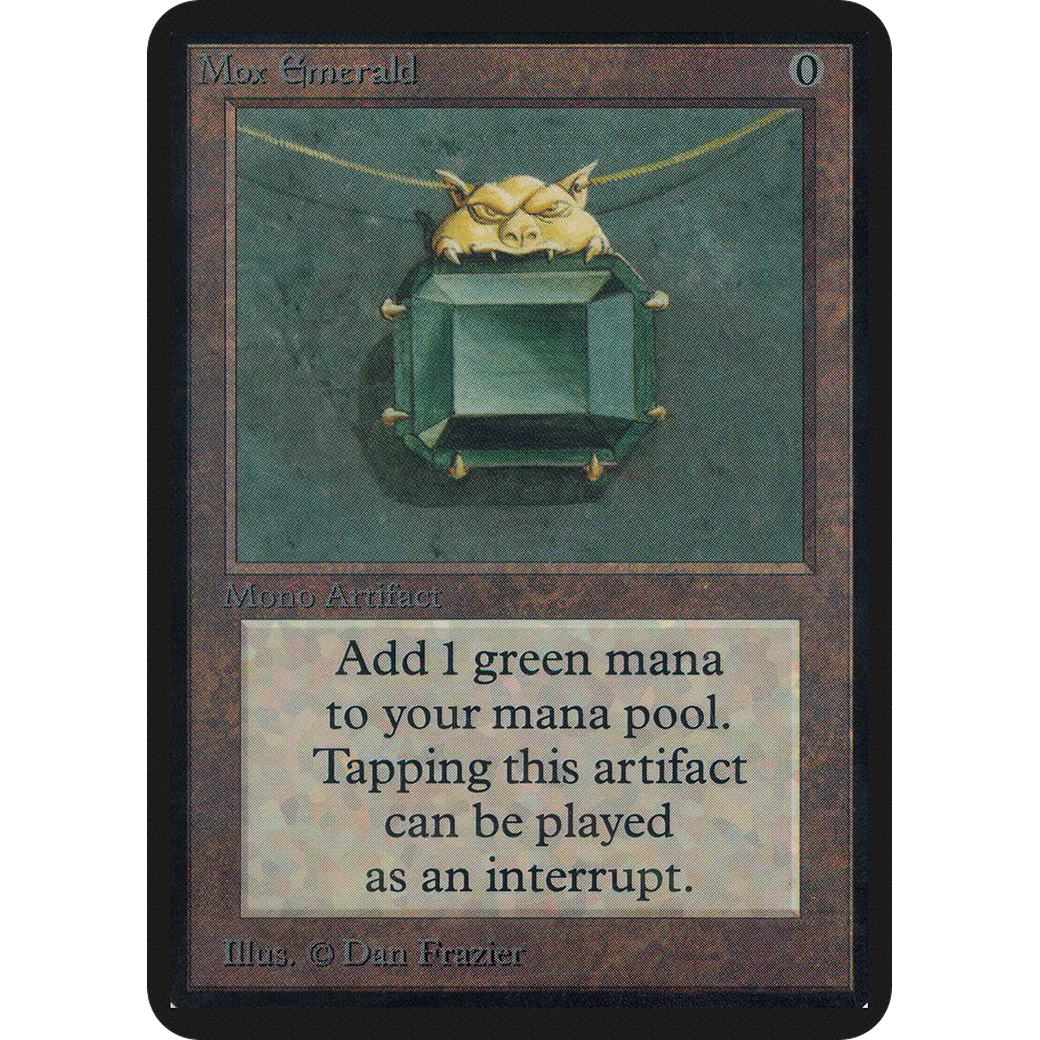 MTG Singles - Mox Emerald - Alpha - 