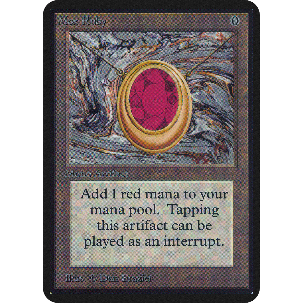 MTG Singles - Mox Ruby - Alpha - 
