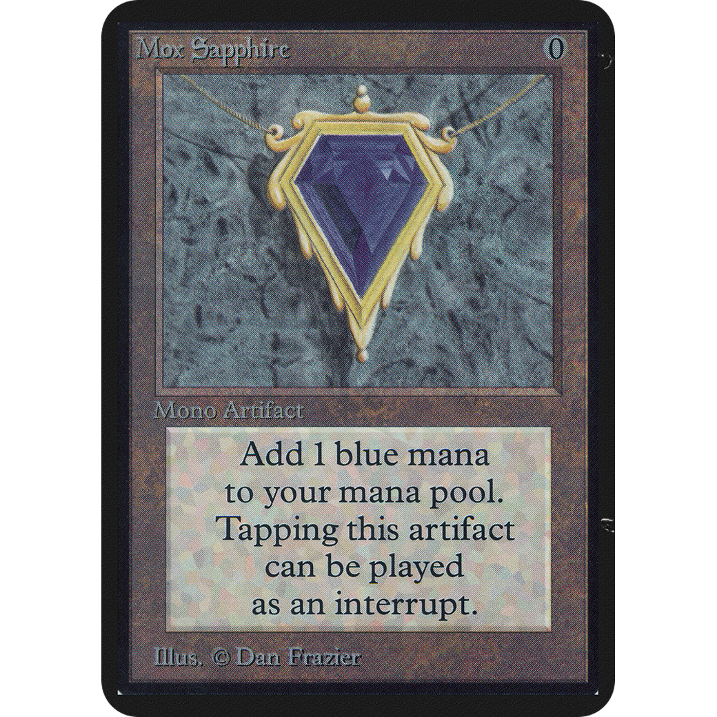 MTG Singles - Mox Sapphire - Alpha - 