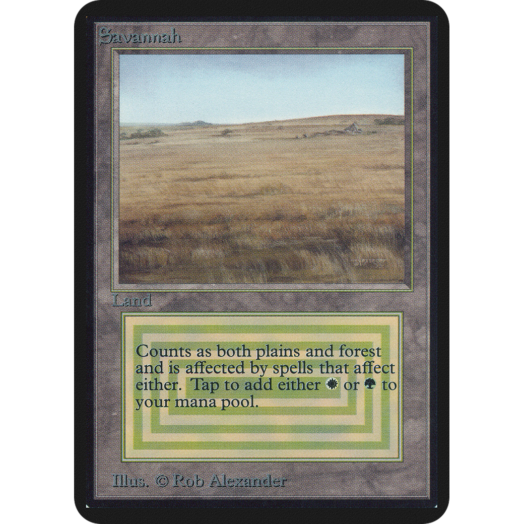 MTG Singles - Savannah - Alpha - 