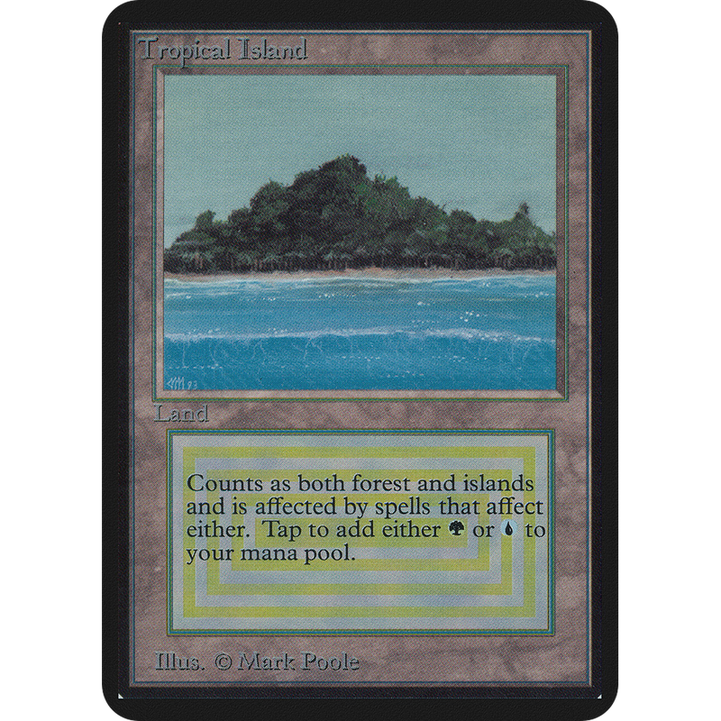 MTG Singles - Tropical Island - Alpha - 