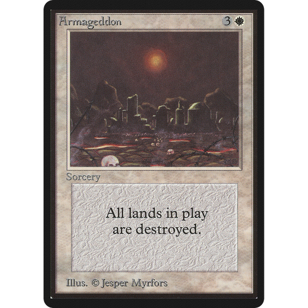 ハルマゲドン ベータ Armageddon LEB beta ベータ MTG β Armageddon - Beta