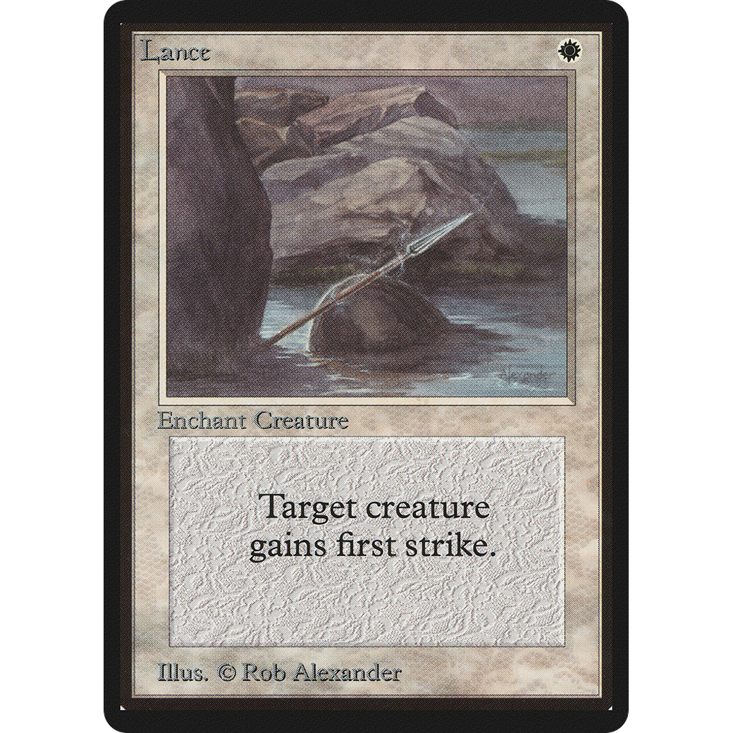 MTG Singles - Lance - Beta - Regular