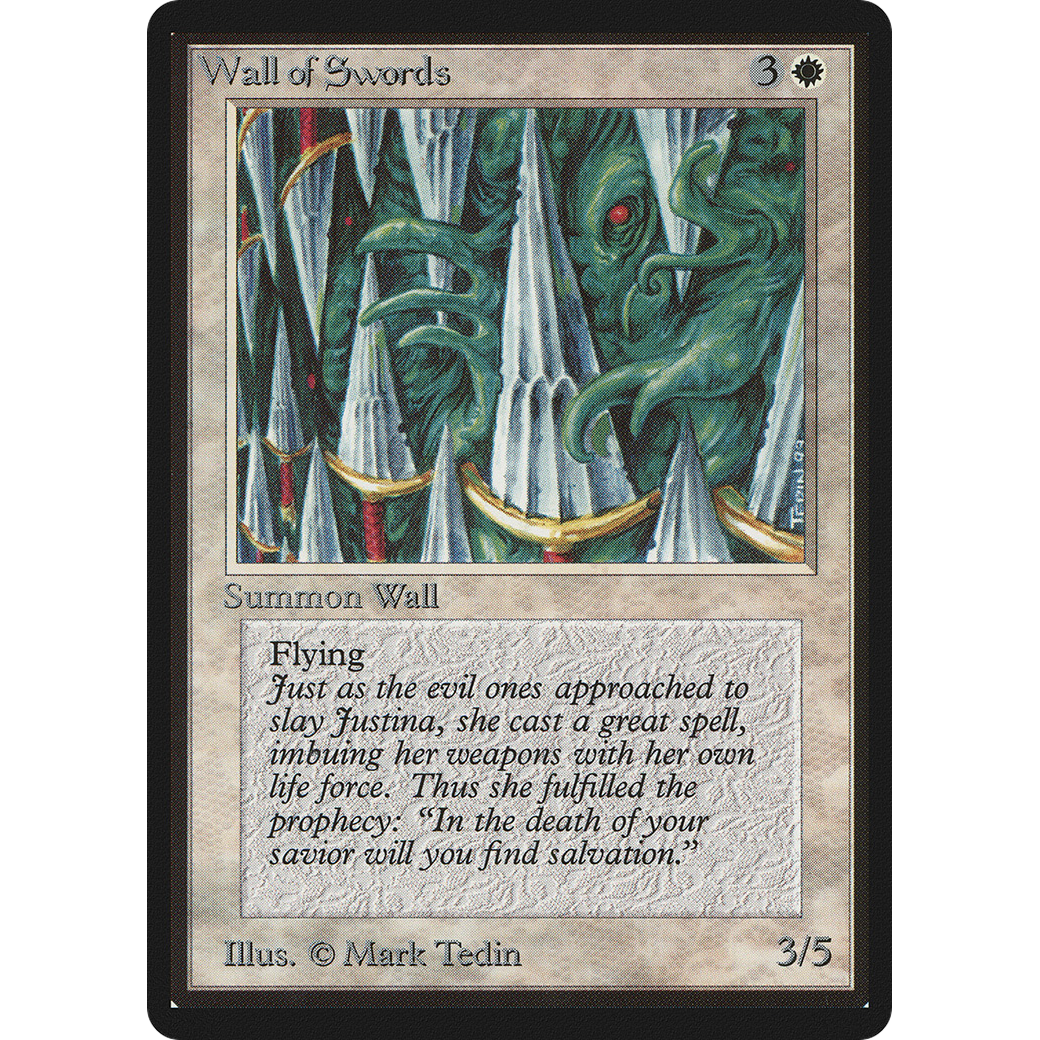 MTG Singles - Wall of Swords - Beta - Regular
