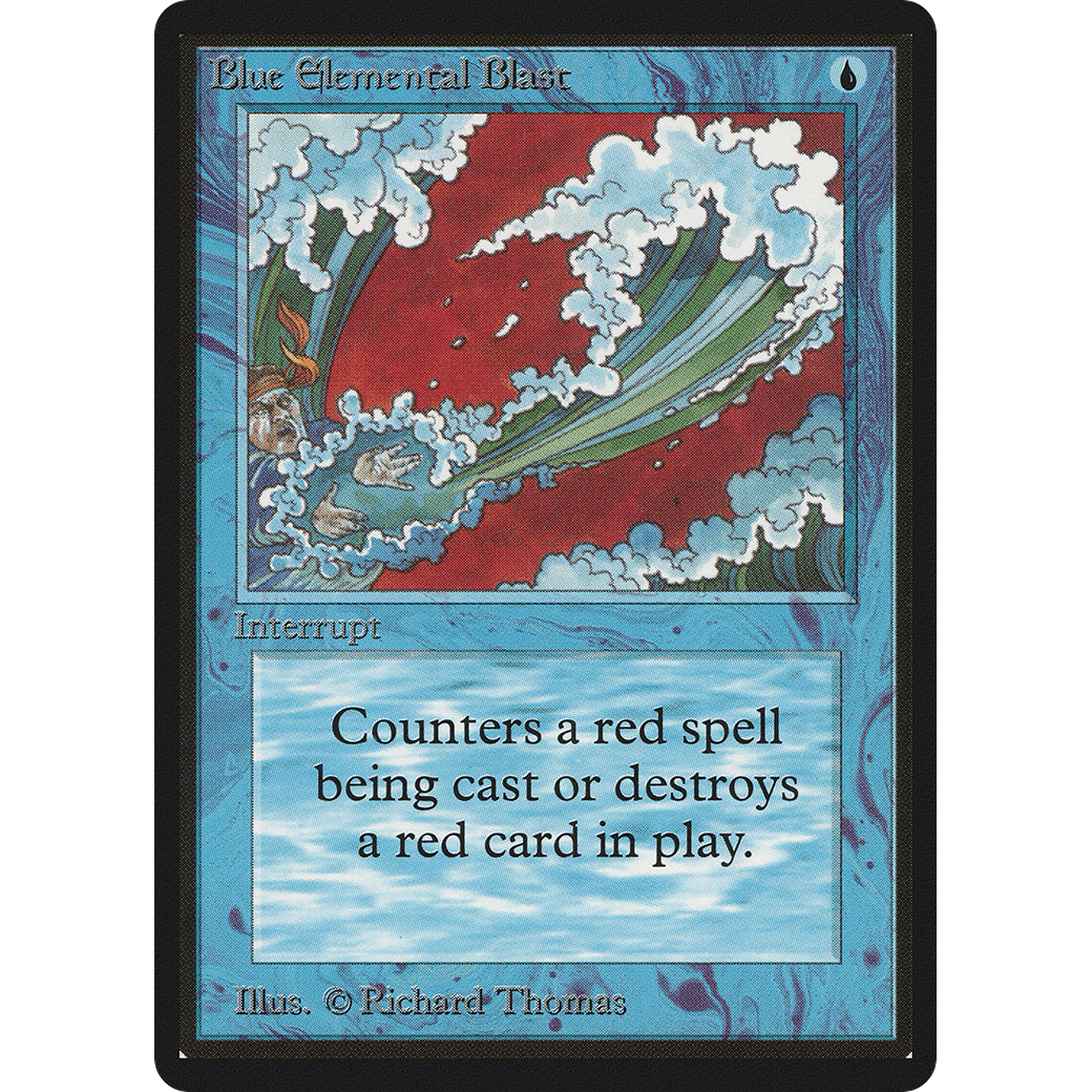 MTG Singles - Blue Elemental Blast - Beta - Regular