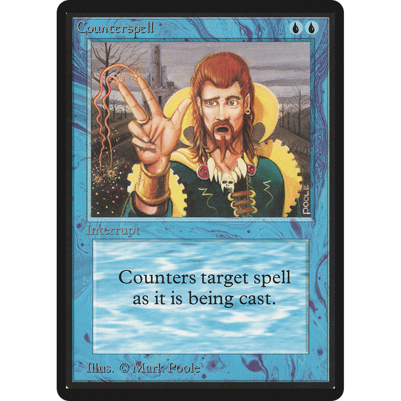 MTG Singles - Counterspell - Beta - 