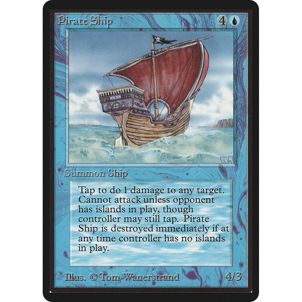 MTG Singles - Pirate Ship - Beta - 