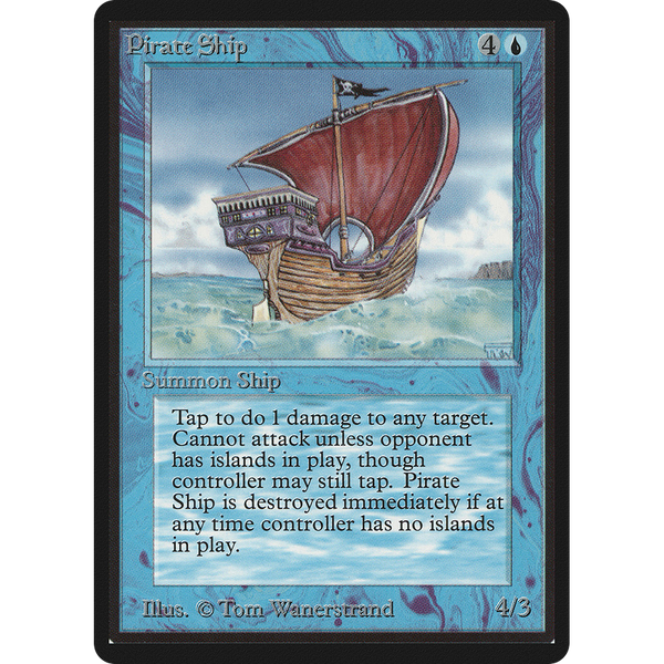 MTG Singles - Pirate Ship - Beta - 
