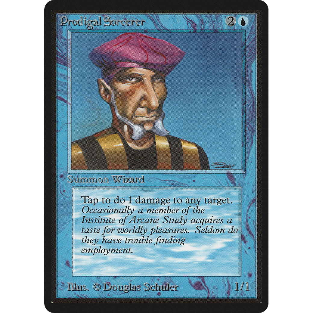 MTG Singles - Prodigal Sorcerer - Beta - Regular