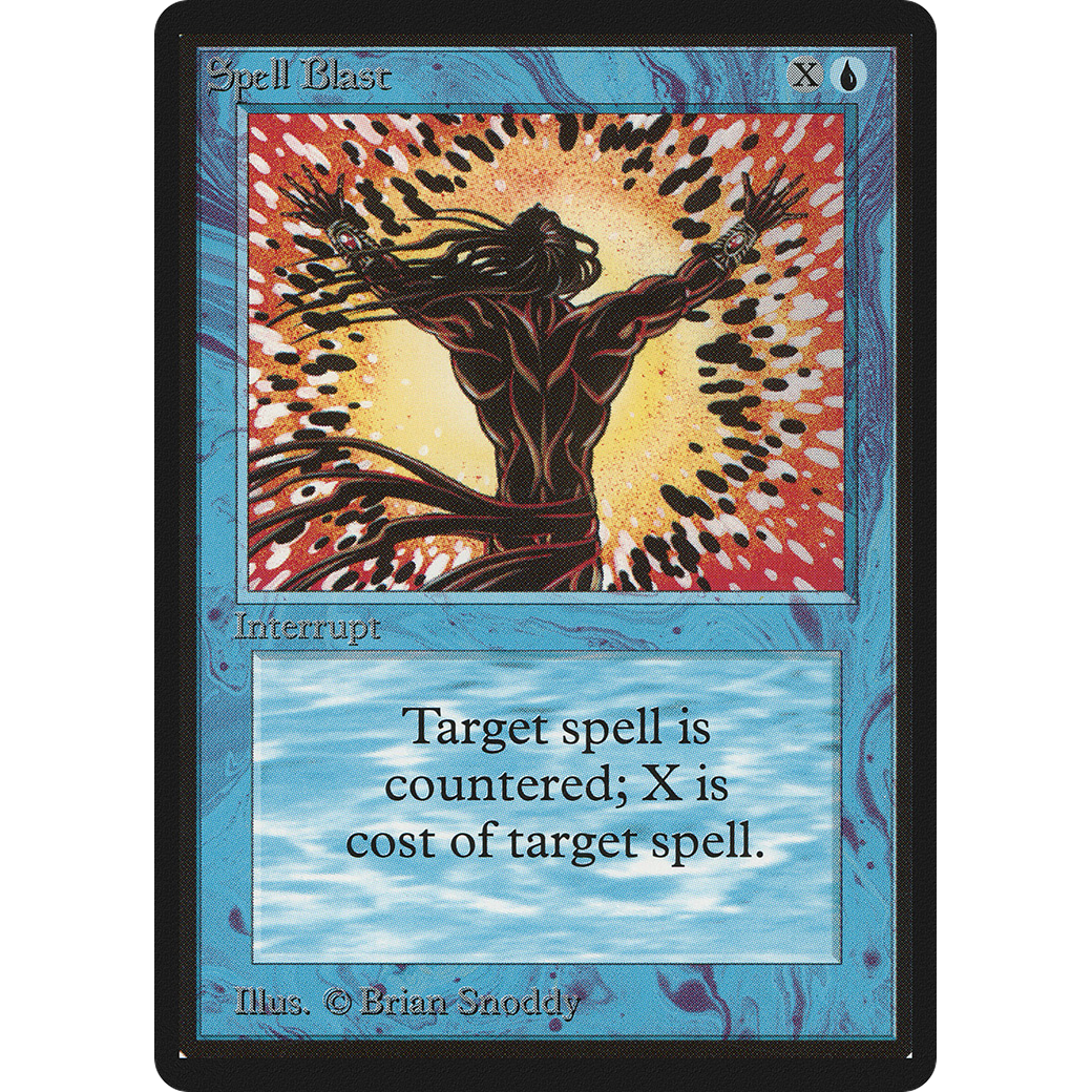 MTG Singles - Spell Blast - Beta - Regular