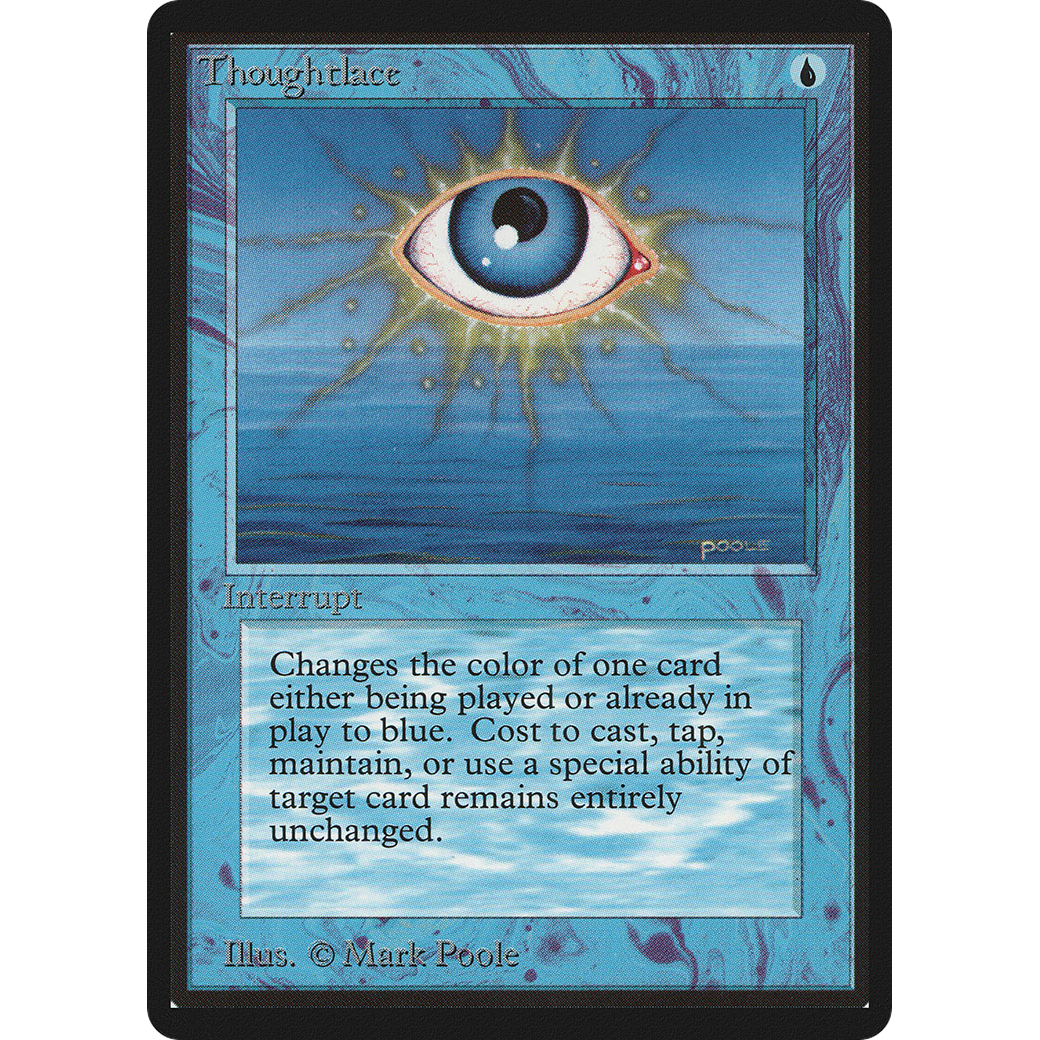 MTG Singles - Thoughtlace - Beta - Regular