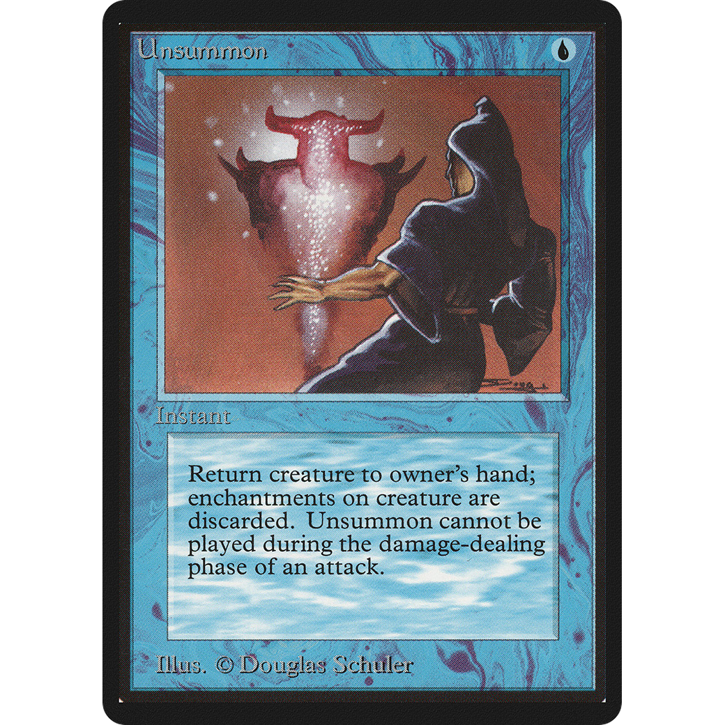 MTG Singles - Unsummon - Beta - Regular
