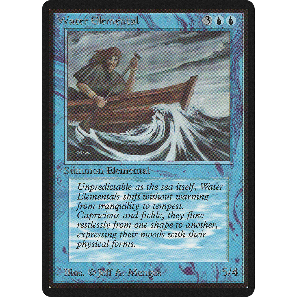 MTG Singles - Water Elemental - Beta - Regular