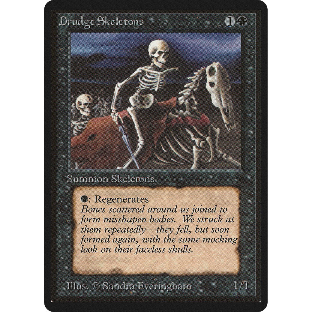 MTG Singles - Drudge Skeletons - Beta - Regular