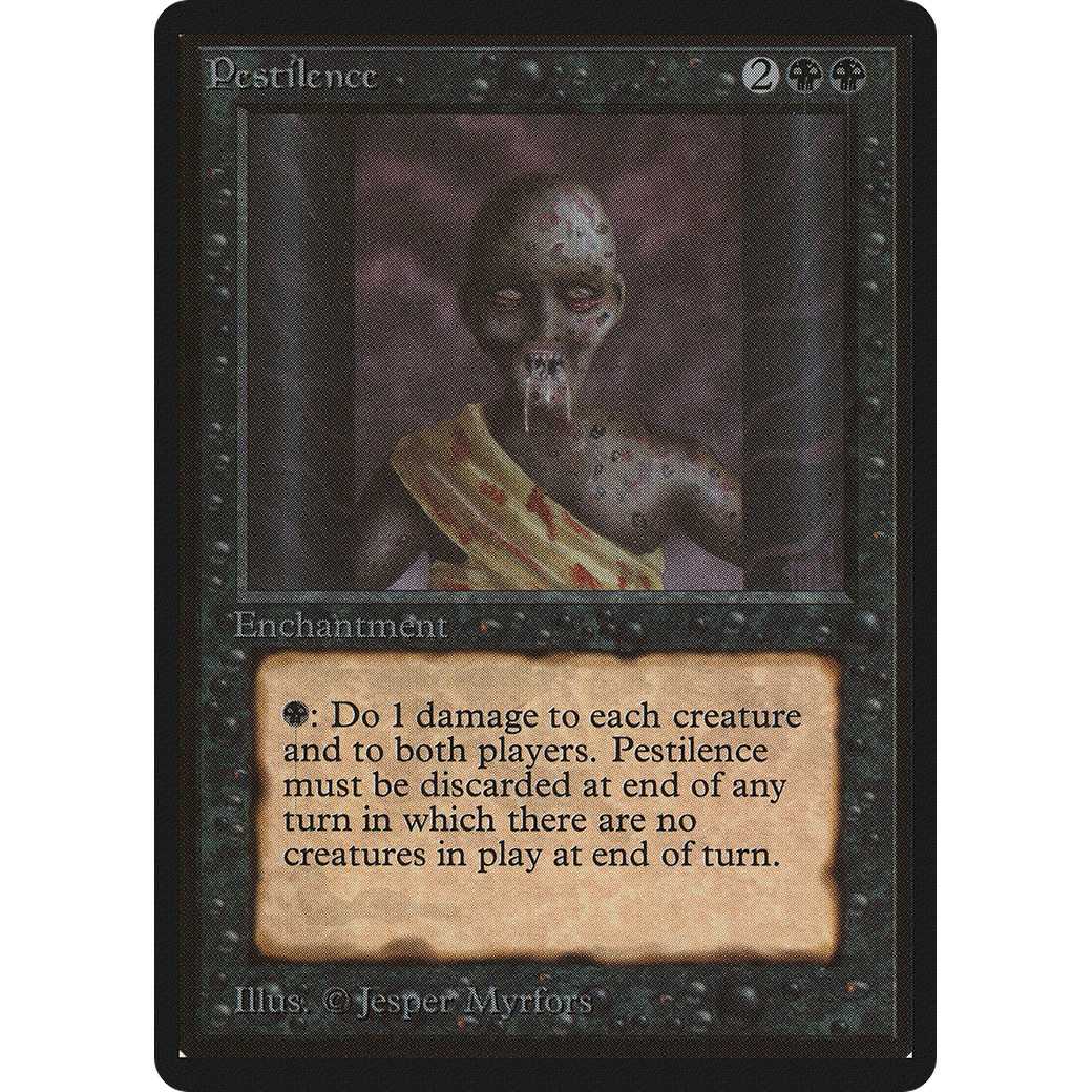 MTG Singles - Pestilence - Beta - Regular