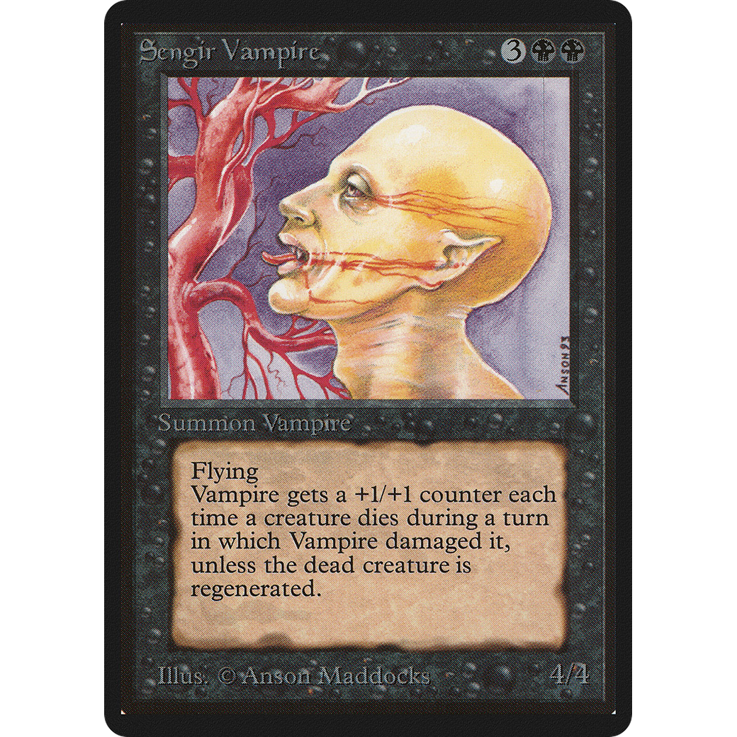 MTG Singles - Sengir Vampire - Beta - 