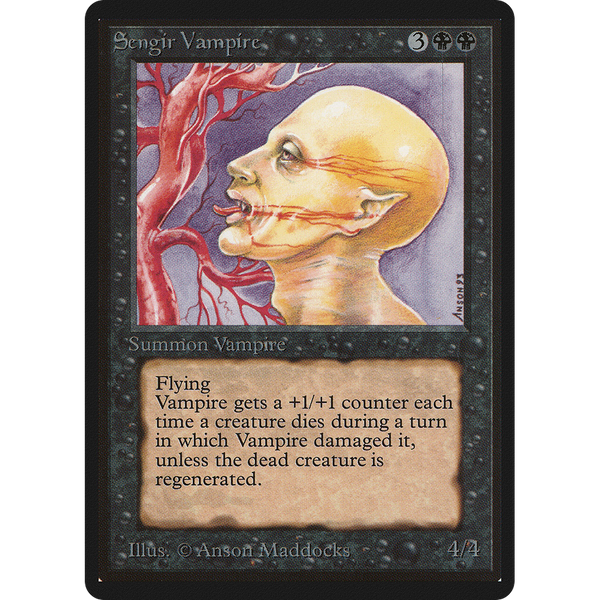 MTG Singles - Sengir Vampire - Beta - 