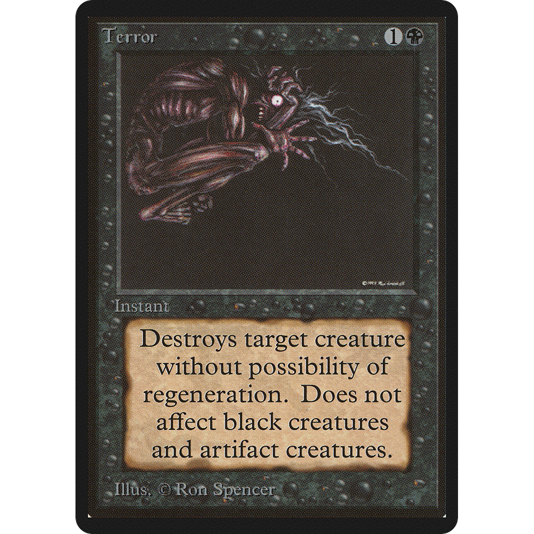 MTG Singles - Terror - Beta - Regular