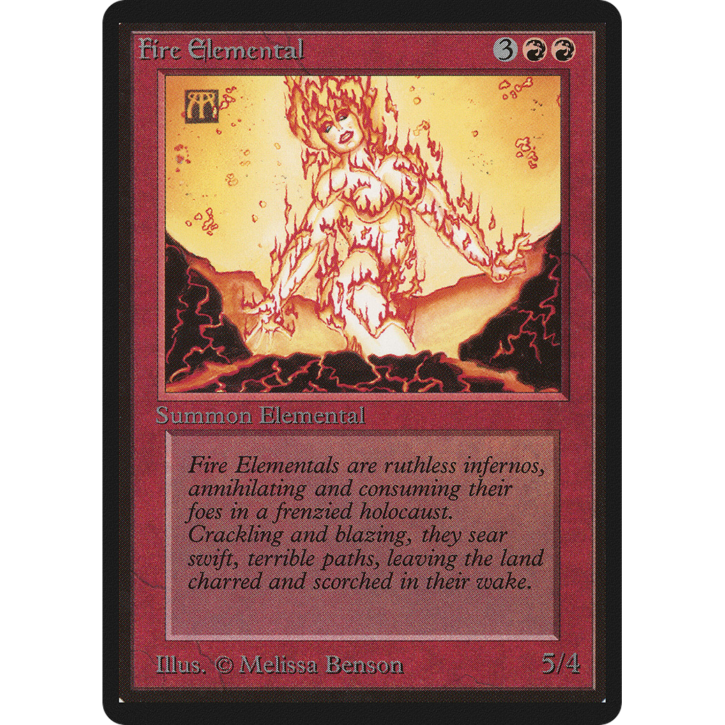 MTG Singles - Fire Elemental - Beta - Regular
