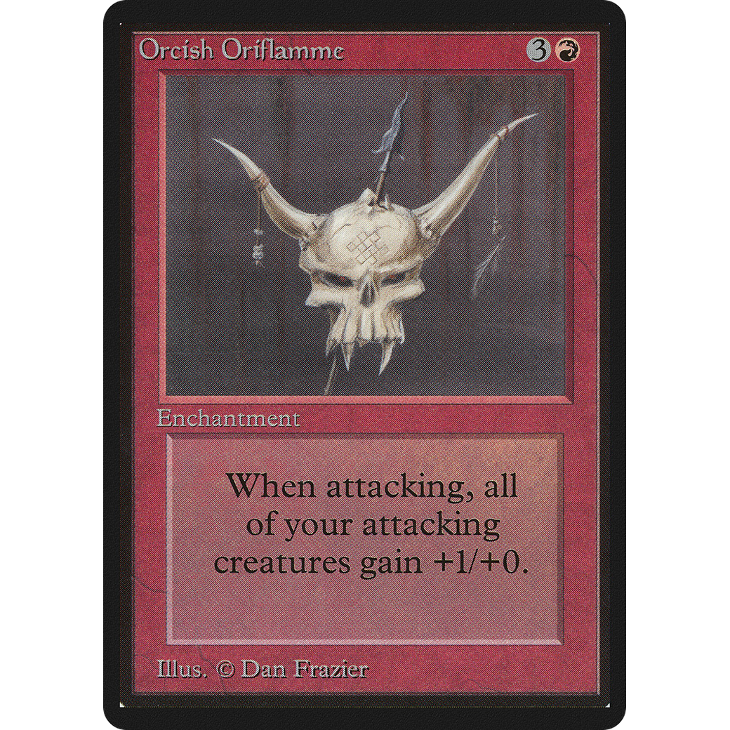 MTG Singles - Orcish Oriflamme - Beta - Regular