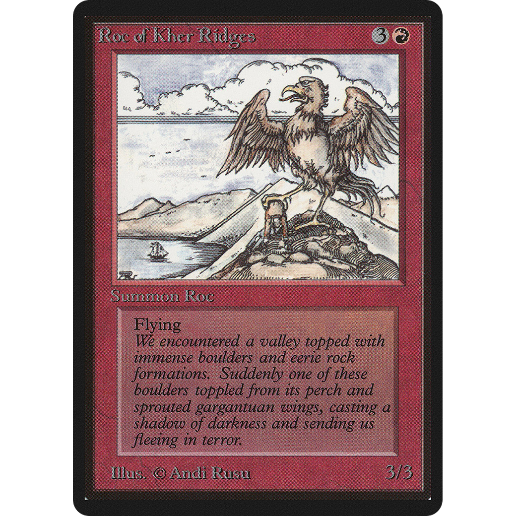 MTG Singles - Roc of Kher Ridges - Beta - 