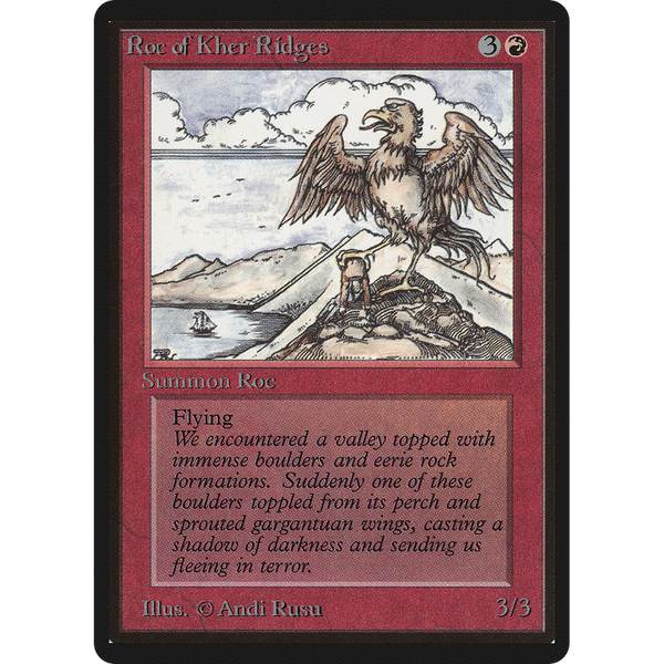 MTG Singles - Roc of Kher Ridges - Beta - 