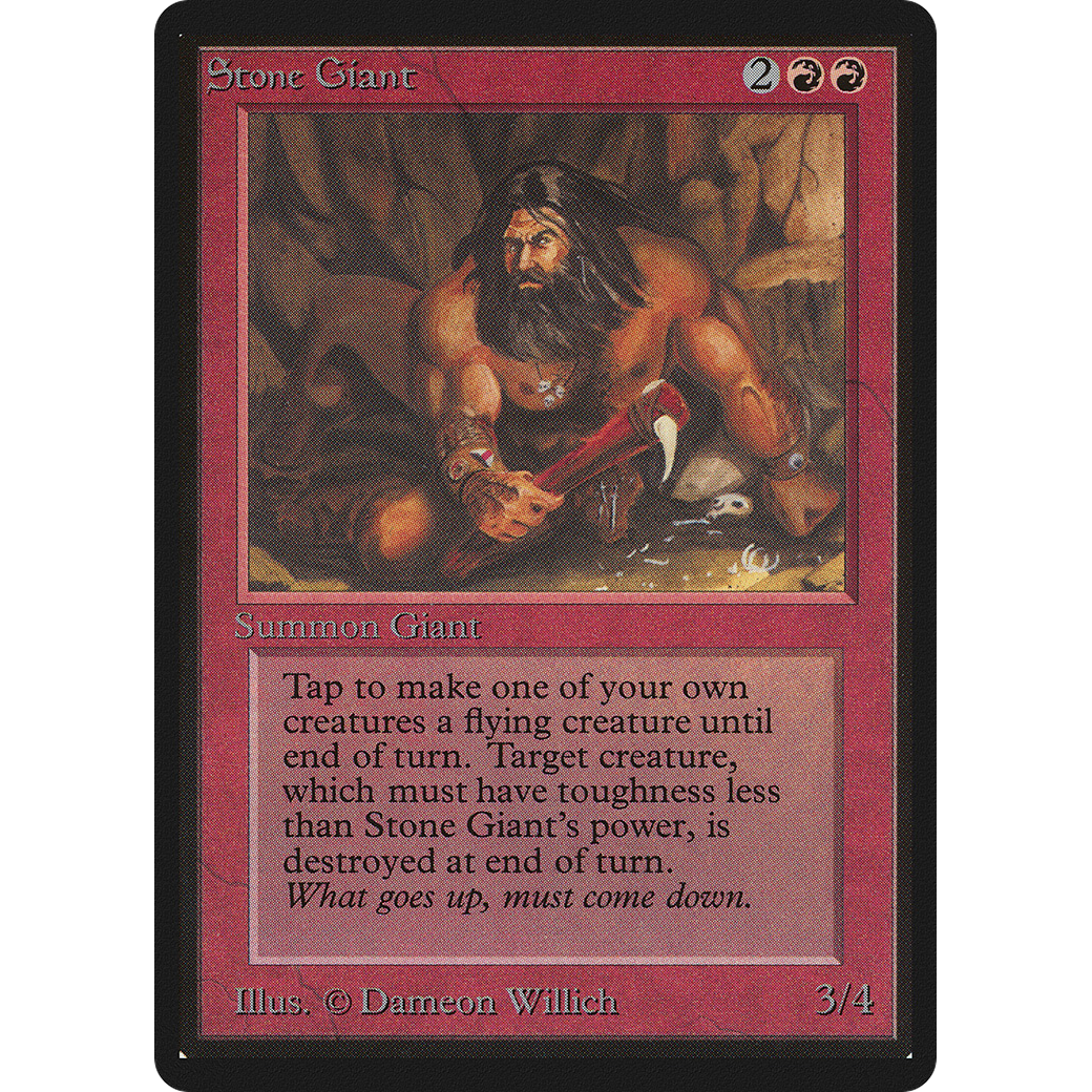 MTG Singles - Stone Giant - Beta - Regular