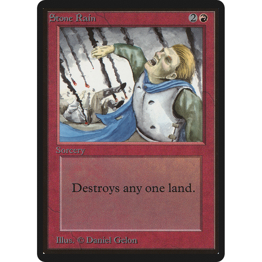 MTG Singles - Stone Rain - Beta - Regular