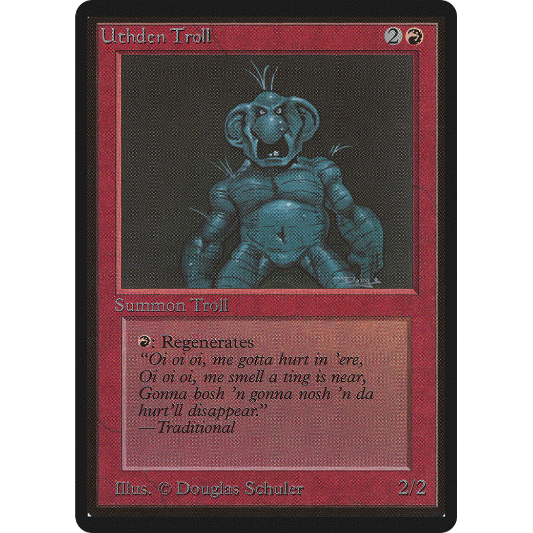 MTG Singles - Uthden Troll - Beta - Regular