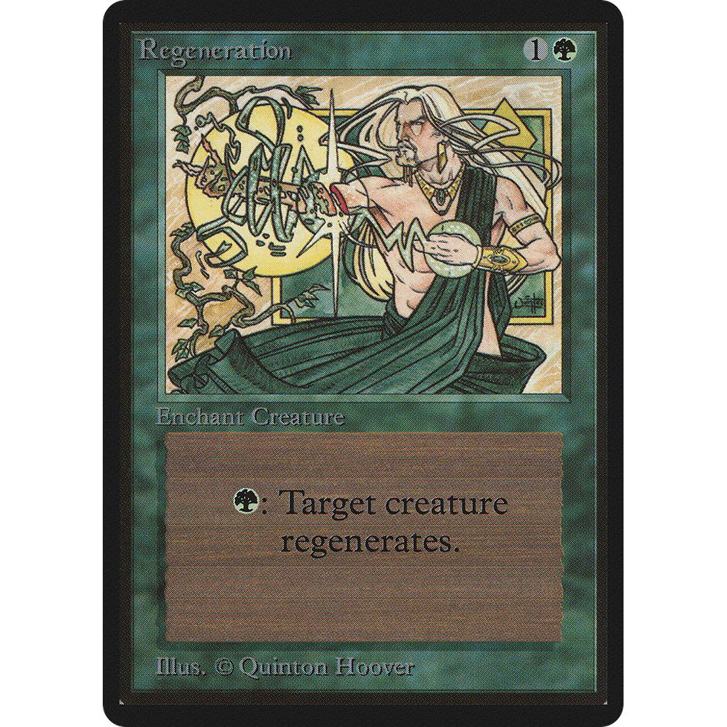 MTG Singles - Regeneration - Beta - Regular