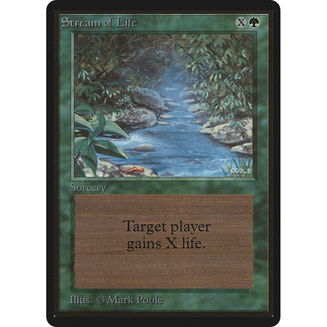 MTG Singles - Stream of Life - Beta - Regular