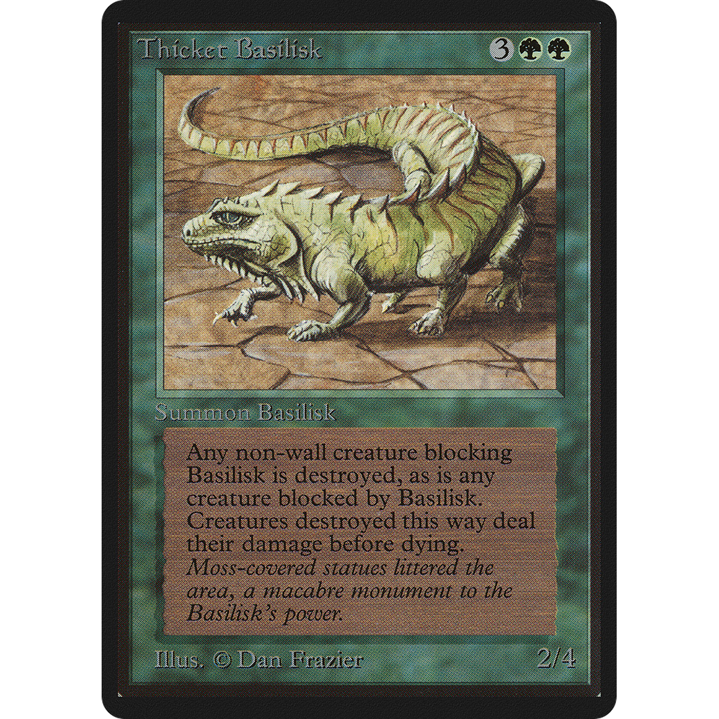 MTG Singles - Thicket Basilisk - Beta - Regular