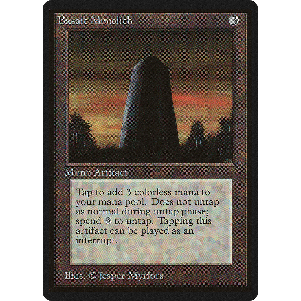 MTG Singles - Basalt Monolith - Beta - Regular