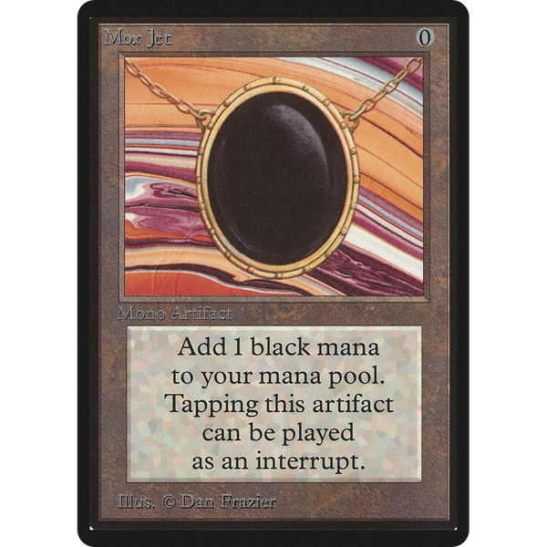 MTG Singles - Mox Jet - Beta - 
