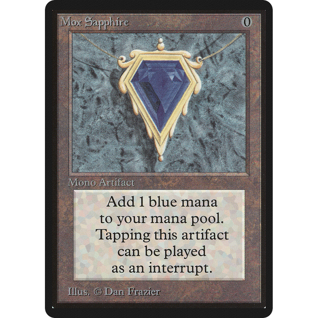 MTG Singles - Mox Sapphire - Beta - 