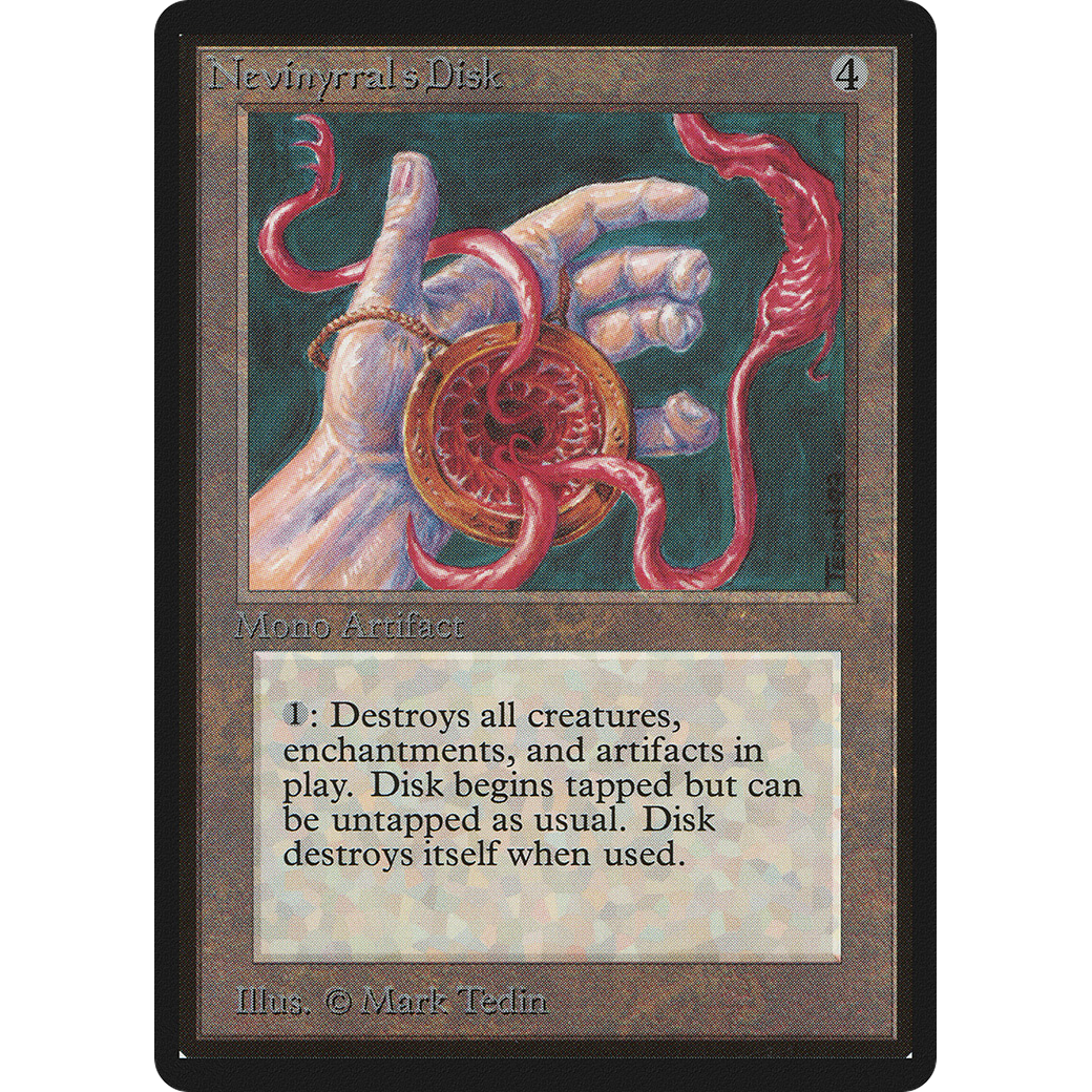 MTG Singles - Nevinyrral's Disk - Beta - 