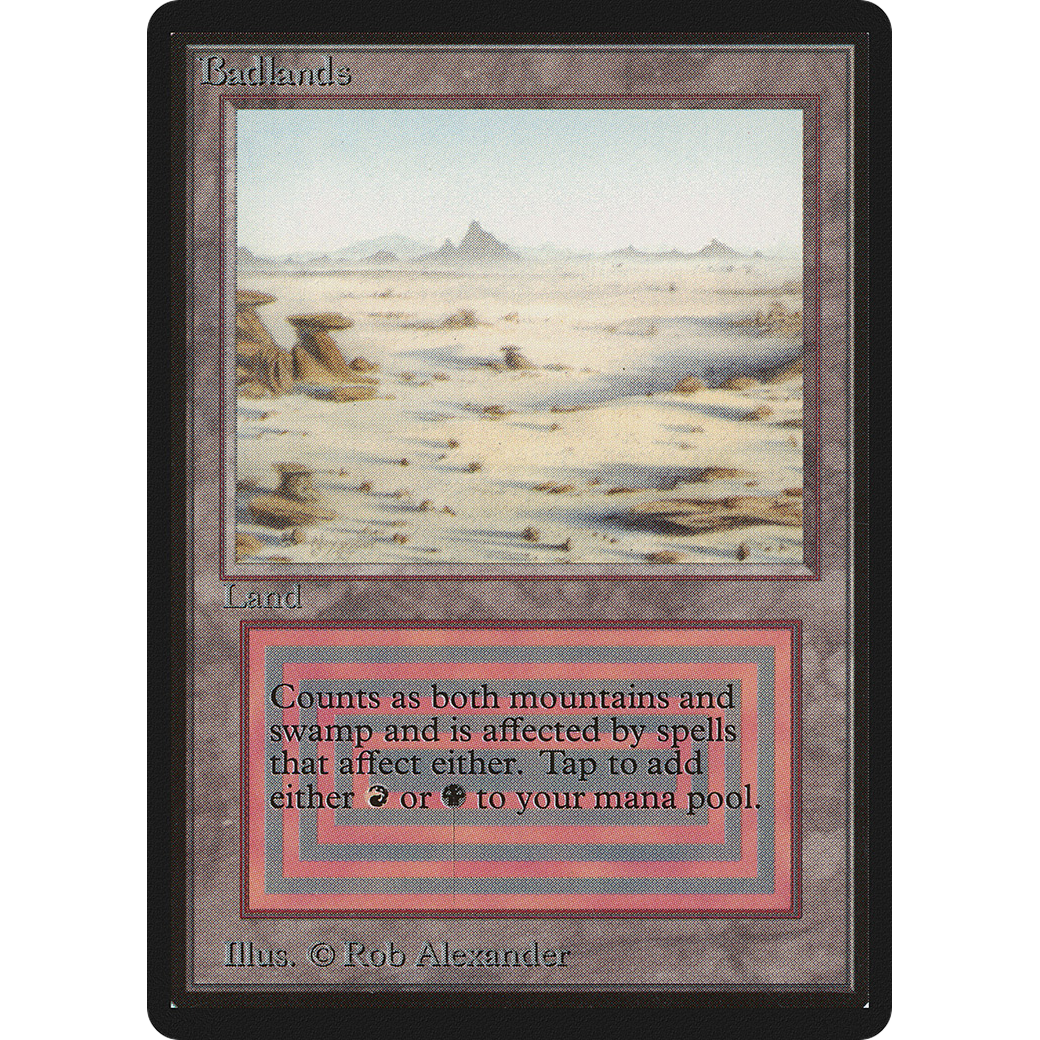 MTG Singles - Badlands - Beta - 