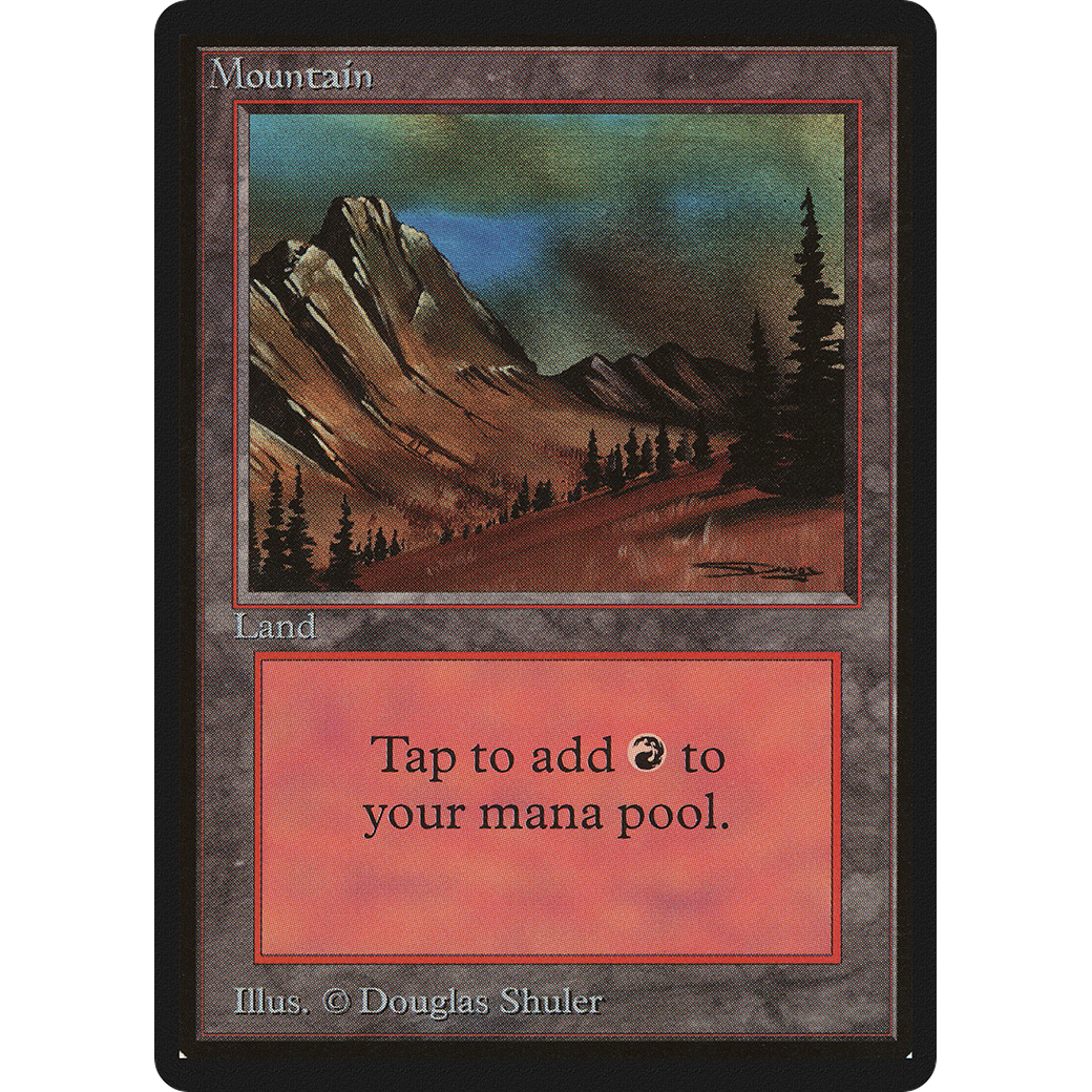 MTG Singles - Mountain (V.3) - Beta - Regular
