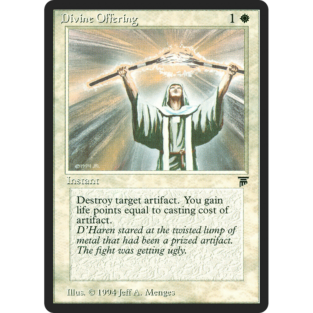 MTG Singles - Divine Offering - Legends - Regular