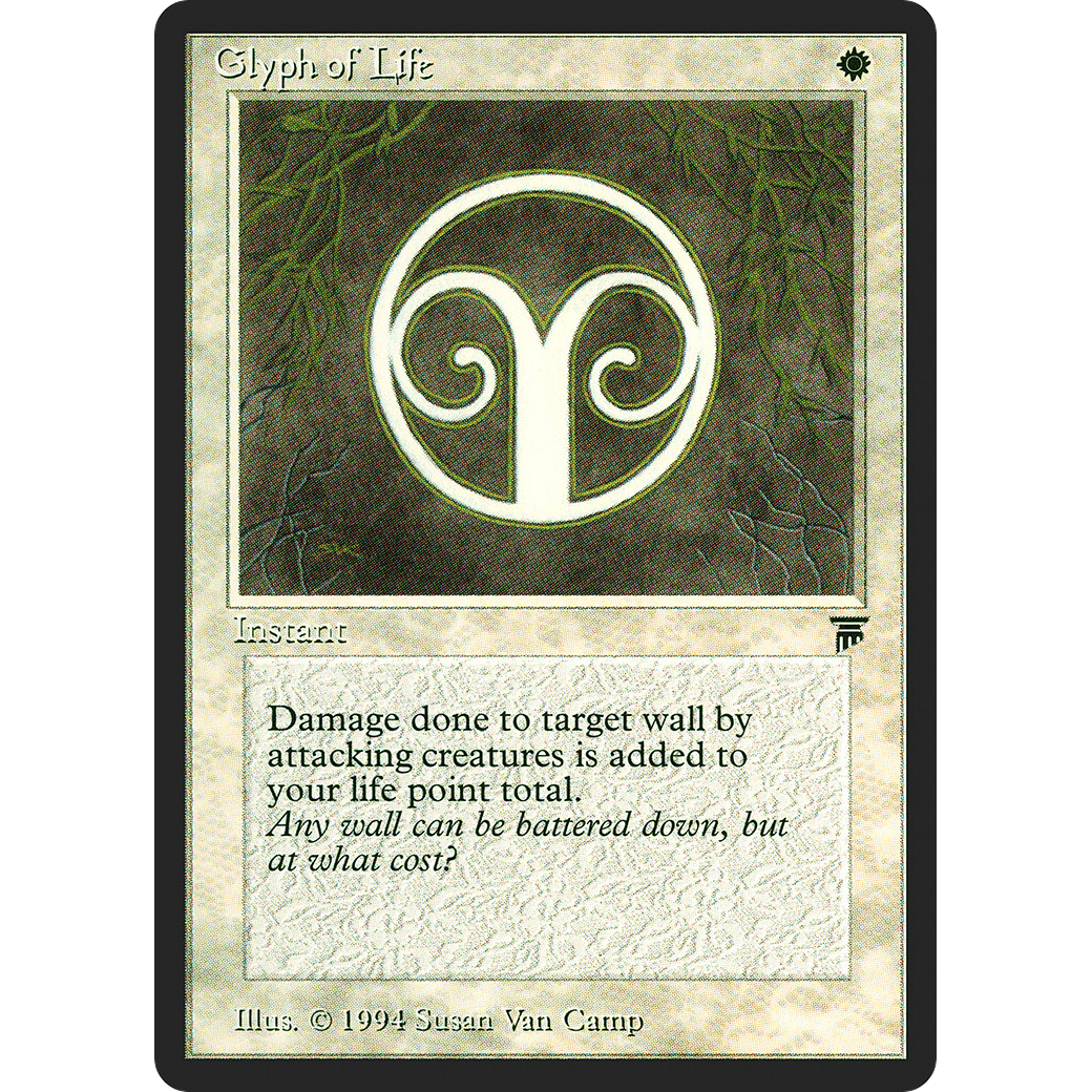 MTG Singles - Glyph of Life - Legends - Regular