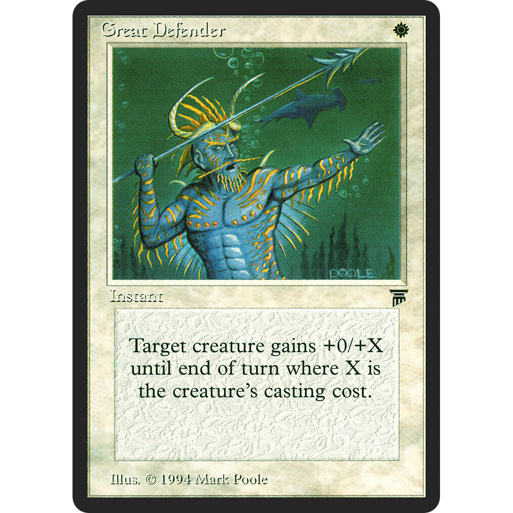 MTG Singles - Great Defender - Legends - Regular