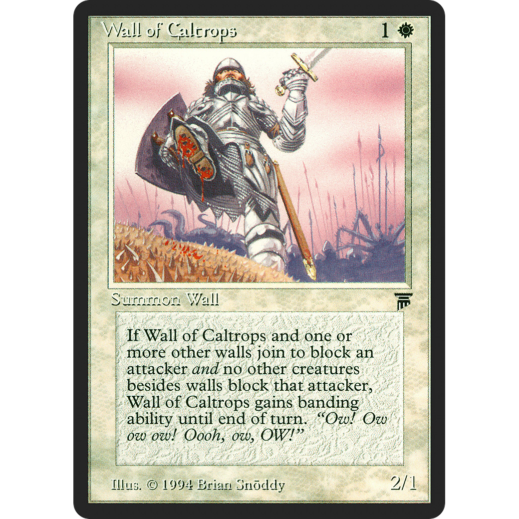 MTG Singles - Wall of Caltrops - Legends - Regular