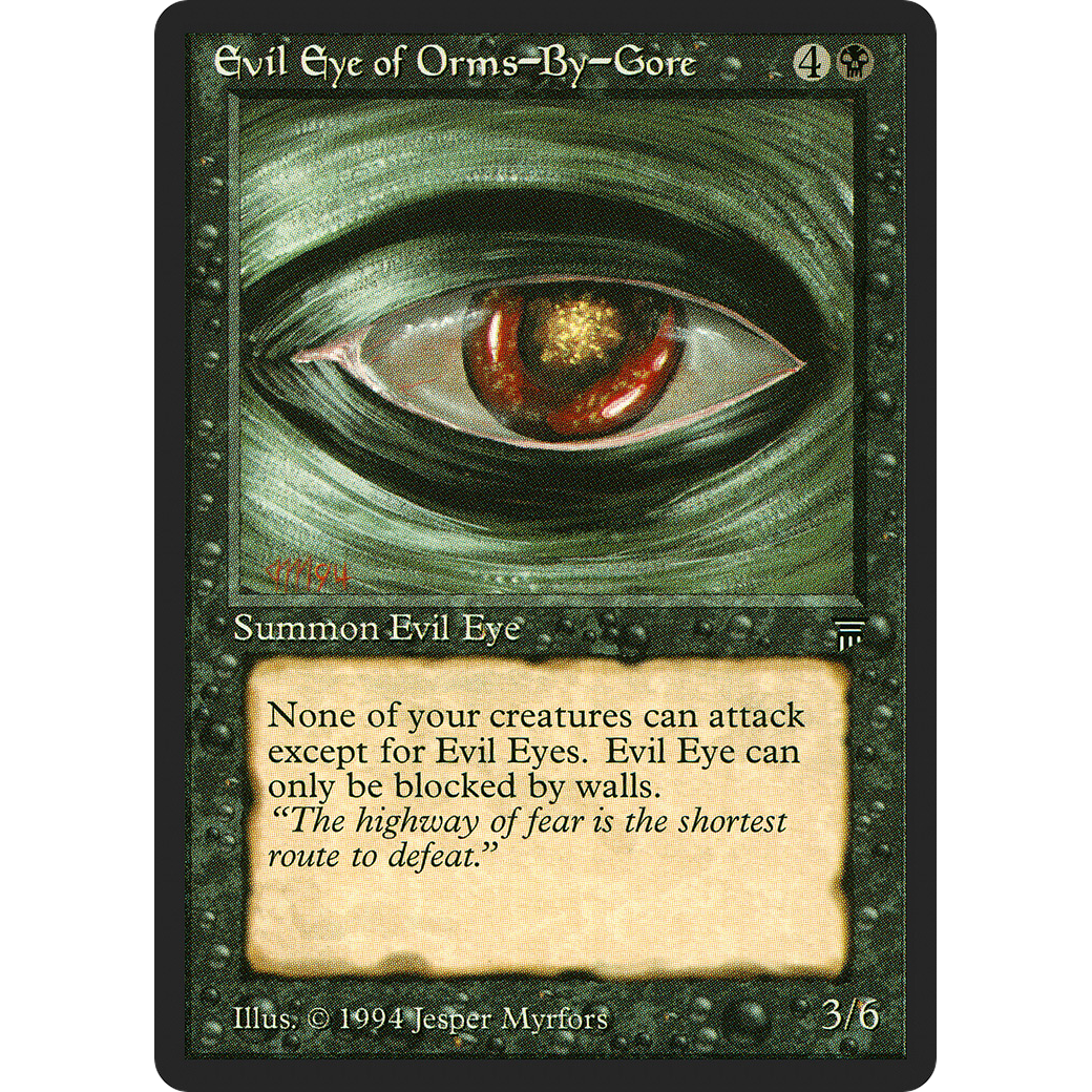 MTG Singles - Evil Eye of Orms-by-Gore - Legends - Regular