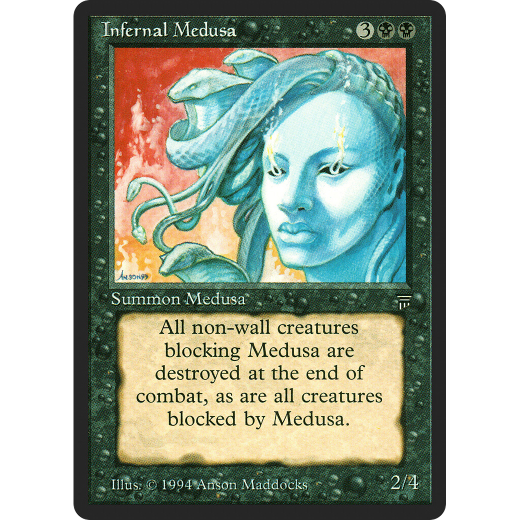 MTG Singles - Infernal Medusa - Legends - Regular