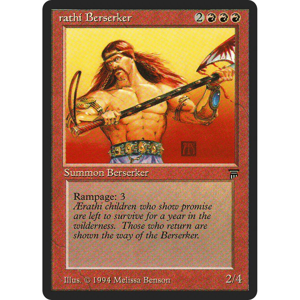 MTG Singles - Aerathi Berserker - Legends - Regular