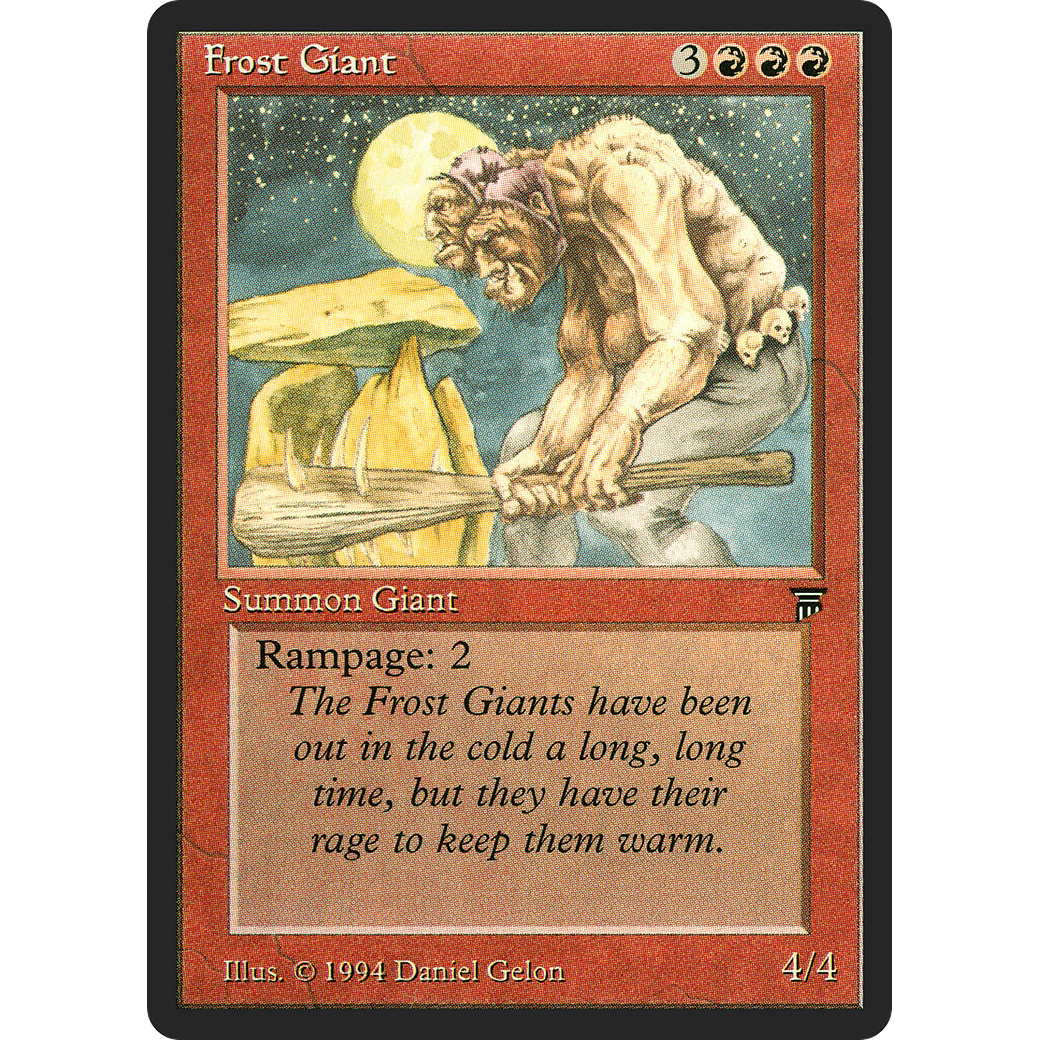 MTG Singles - Frost Giant - Legends - Regular