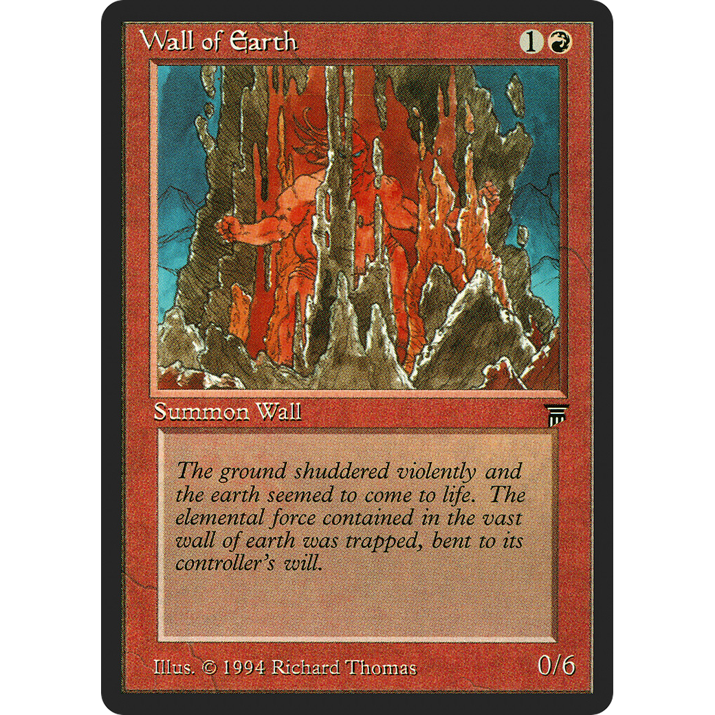 MTG Singles - Wall of Earth - Legends - Regular