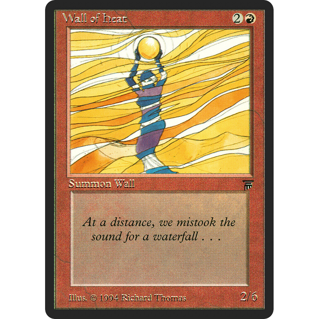 MTG Singles - Wall of Heat - Legends - Regular