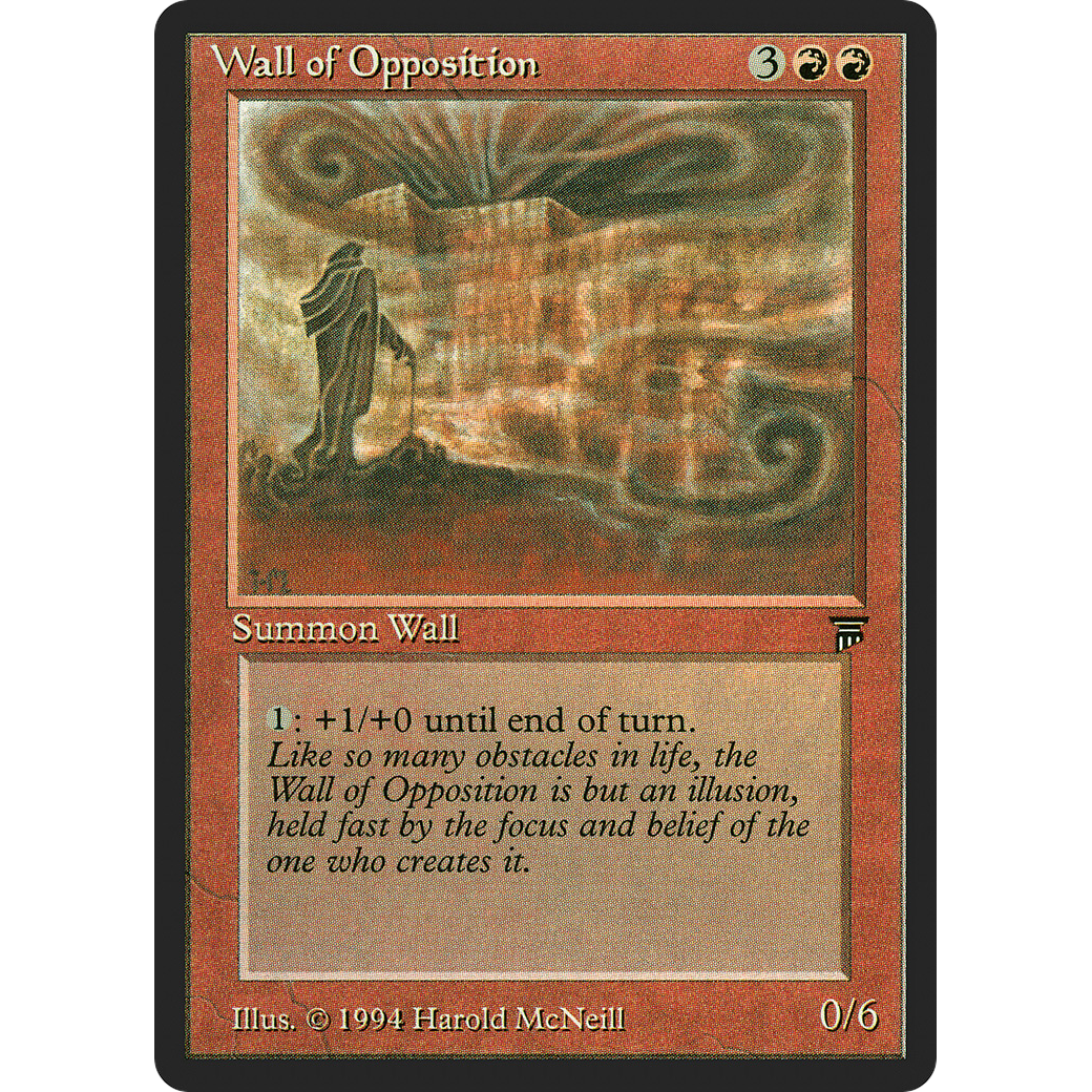 MTG Singles - Wall of Opposition - Legends - Regular